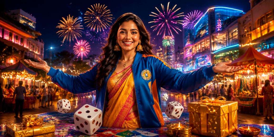 Night market with cricket betting in India